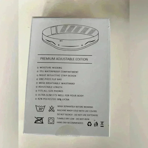 Slim  Adjustable Sports Belt in Turquoise Green - Picture 3 of 9